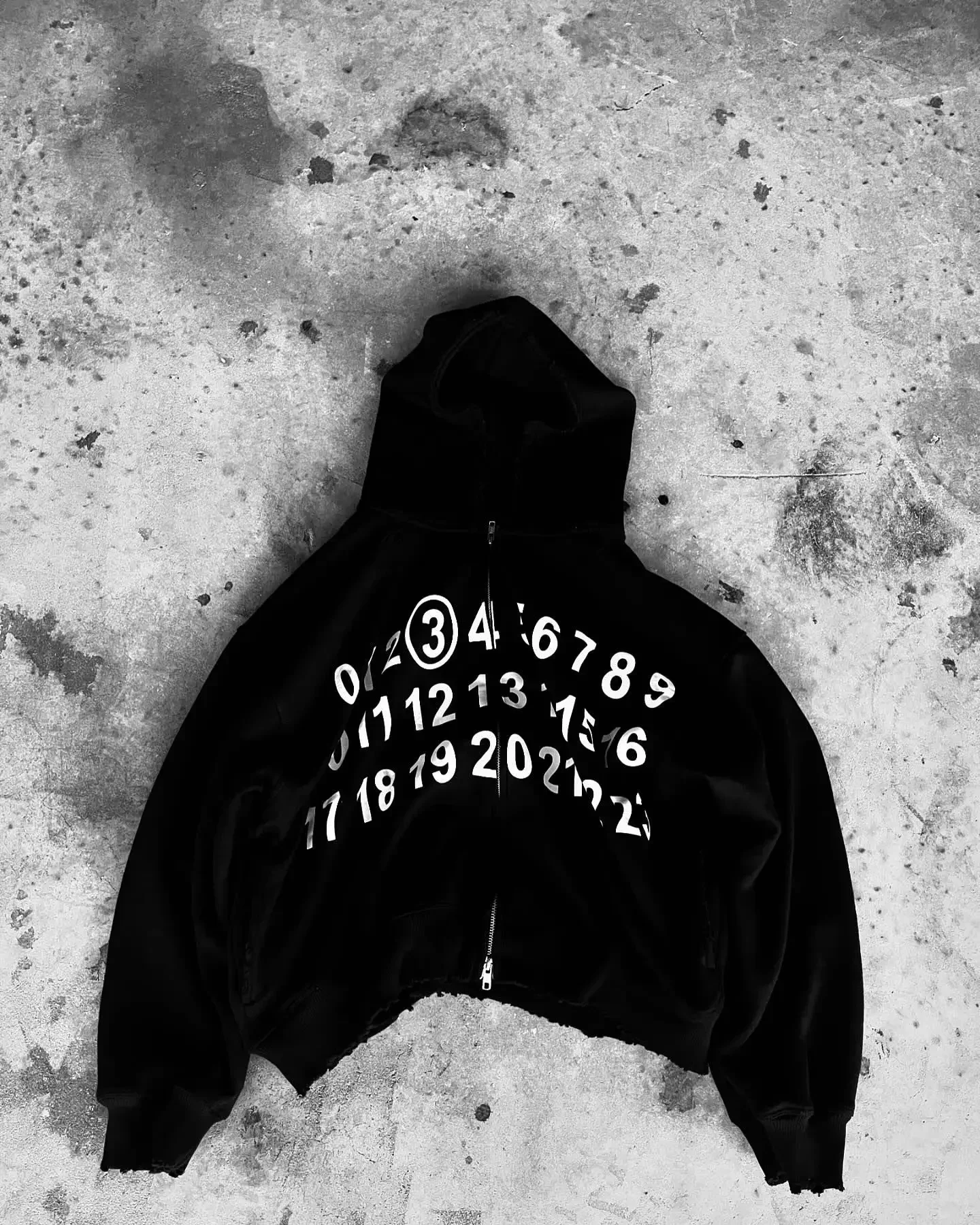 Y2K Retro Cleanfit Digital Printing Zipper Hoodie American Gothic Harajuku Sports Shirt Men Street Hip-Hop Trend Casual Hoodies