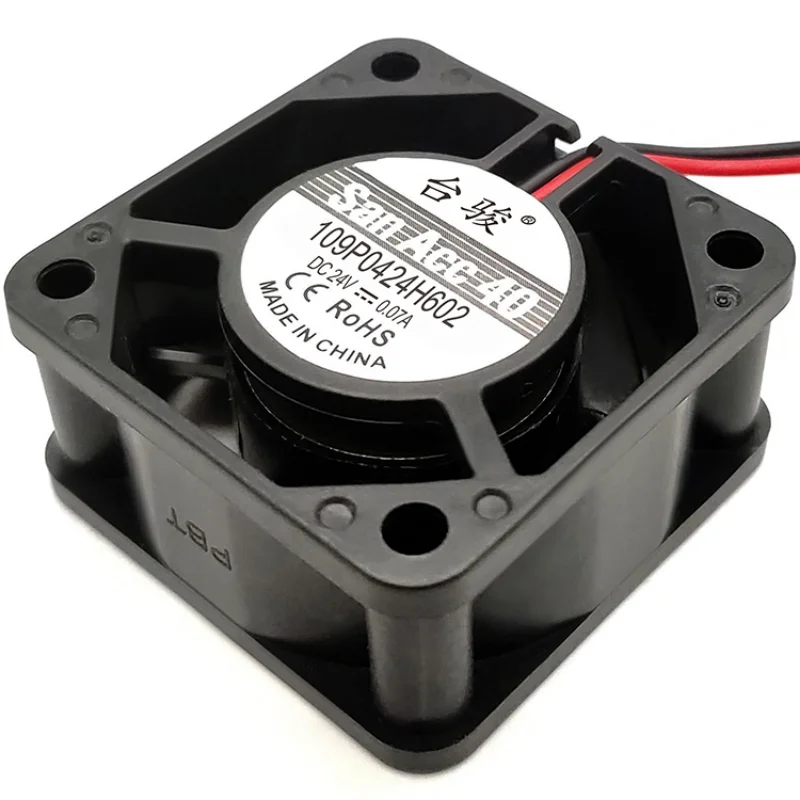 New Cooler Fan for TAIJUN 109P0424H602 4020 DC24V 0.07A 2-wire Ball Bearing Silent Cooling Fan