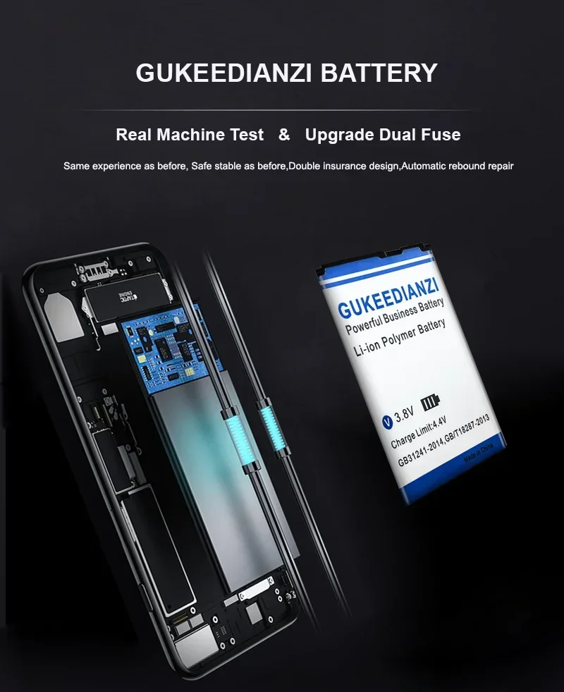 3100mAh GUKEEDIANZI batteria BV-5J per Microsoft Nokia Lumia 435 532 RM 1069 1070 1071 BV 5J Lumia435 Big Power Bateria