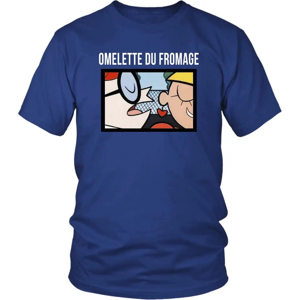 Dexters Lab Omelette Du Fromage Tee | Dexters Laboratory Cartoon Network Shirt | Nostalgia Shirts | Funny Vintage Shirt