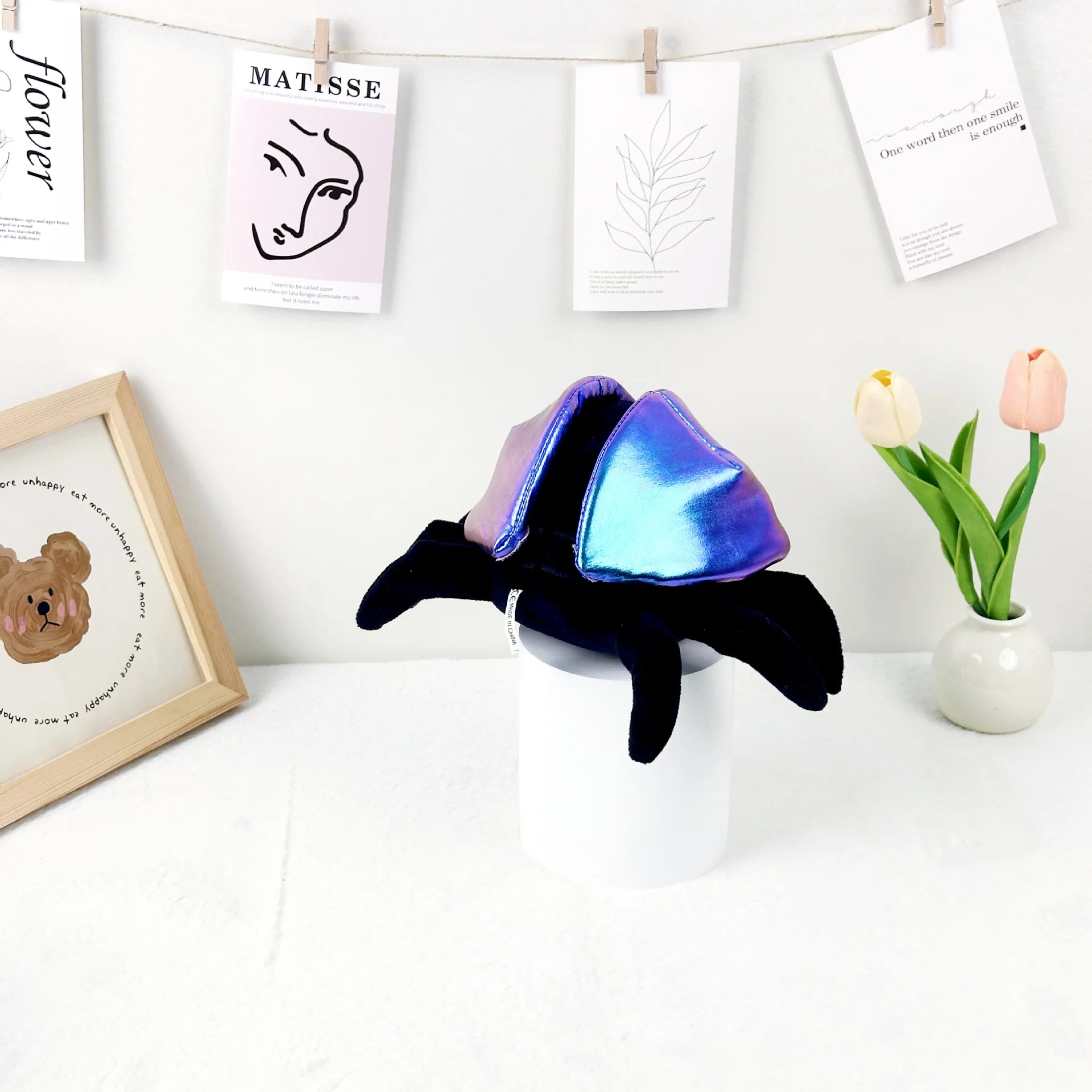 Anime Doug The Bug Beetle muñeco de peluche de juguete 22cm dibujos animados lindo escarabajo suave decoración de la habitación muñeco de peluche para regalo de niño