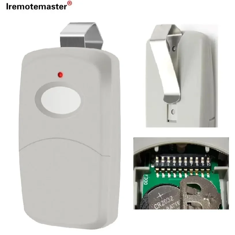 Sostituzione per trasmettitore telecomando apriporta garage Multicode 3089 308911   MCS 308911   10 interruttori dip telecomando da 300 mhz