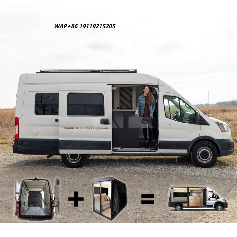 Vanlife Kit Van Box Camper Conversion Kits Transit Module L3h2 Camping Modular Campervan Conversion for Mobile Home