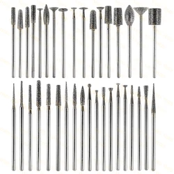 Low Speed HP diamond burs 10pcs Rotary Bur Set Dental Lab Polisher 2.35mm Shank Low Speed Hnadpiece Polisher