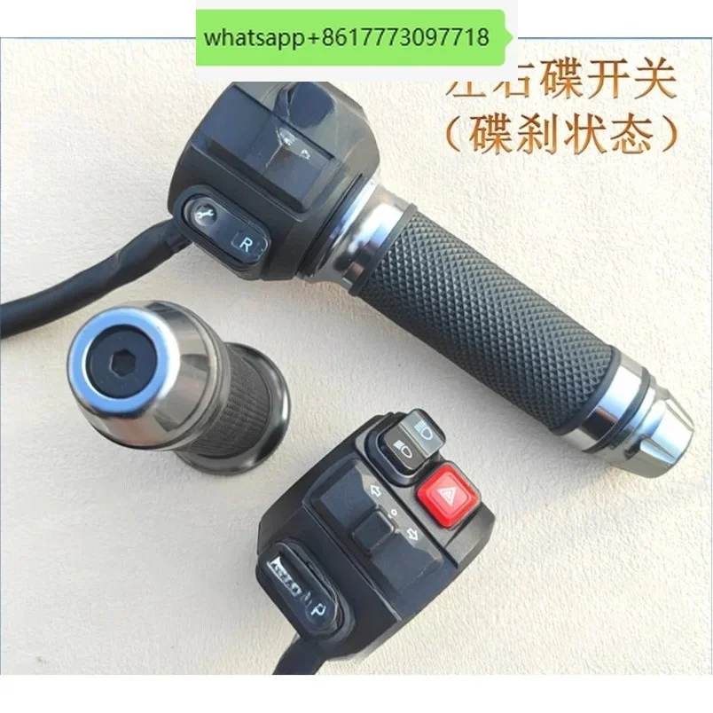 Electric Vehicle Multi-Function Throttle Handle M3 M5 Z6 Combination Switch Assembly, Disc Brake Handle
