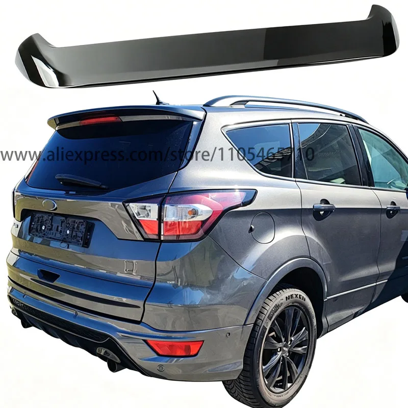 For Ford Kuga 2013-2020 OEM Style Full Wrap Rear Trunk Spoiler Drill-Free Upgrade Exterior Mod Accessories