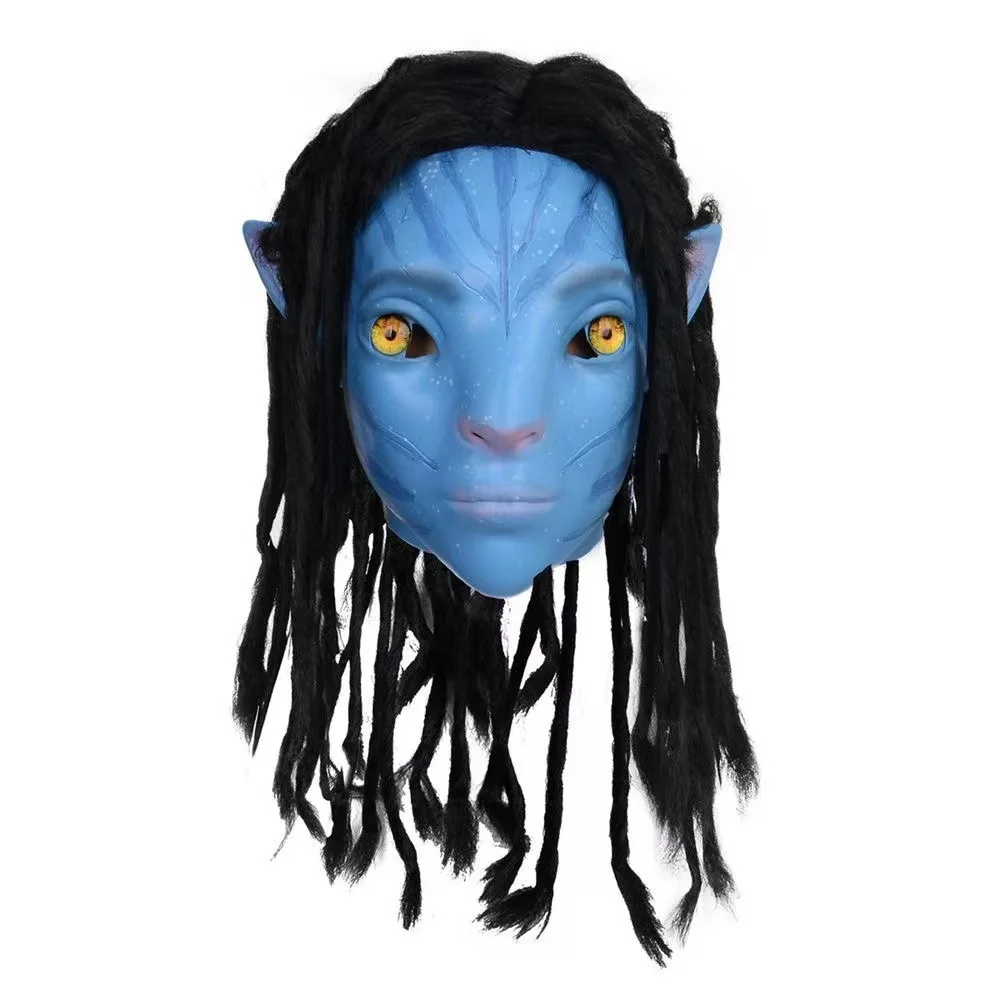 Avatar o caminho da água cosplay traje alienígena máscara halloween tema de aniversário festa role play outfit para adultos mulheres homens