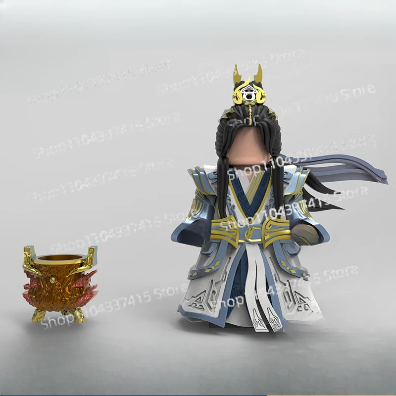 

MOC High-quality Limited Edition Cartoon Animation Game Ye Fanren's Third-party Assembly Splicing Model Is Hand-painted.
