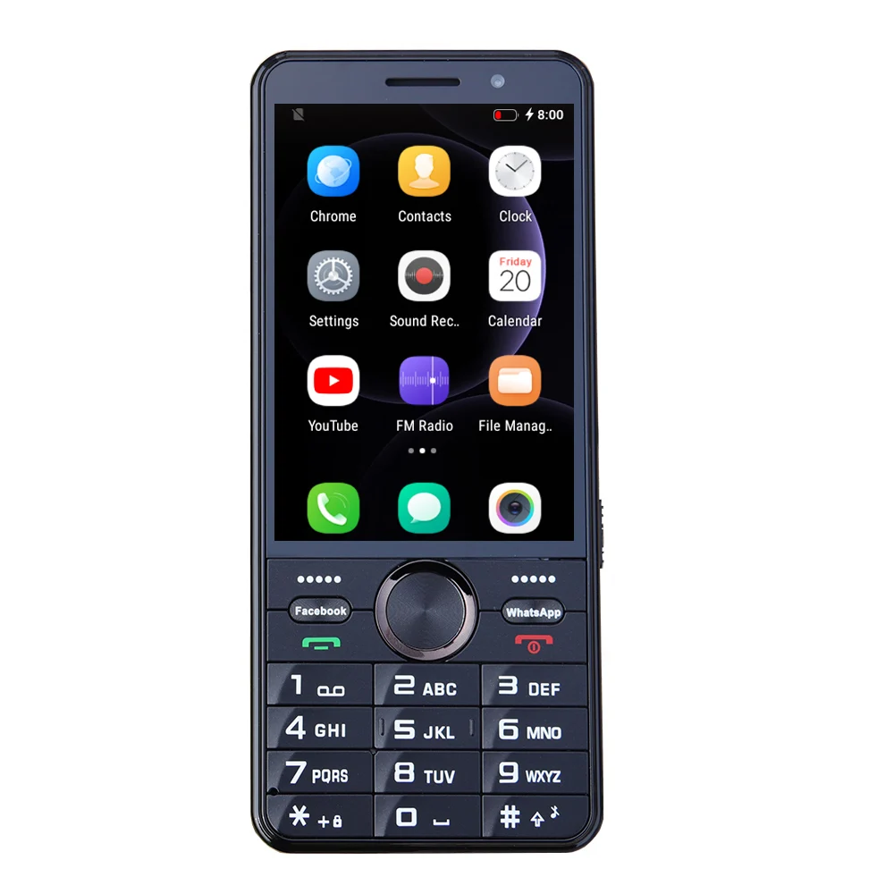 Teclado teléfono android teléfono inteligente 2G RAM 16G ROM MTK6737 WIFI bluetooth pantalla táctil