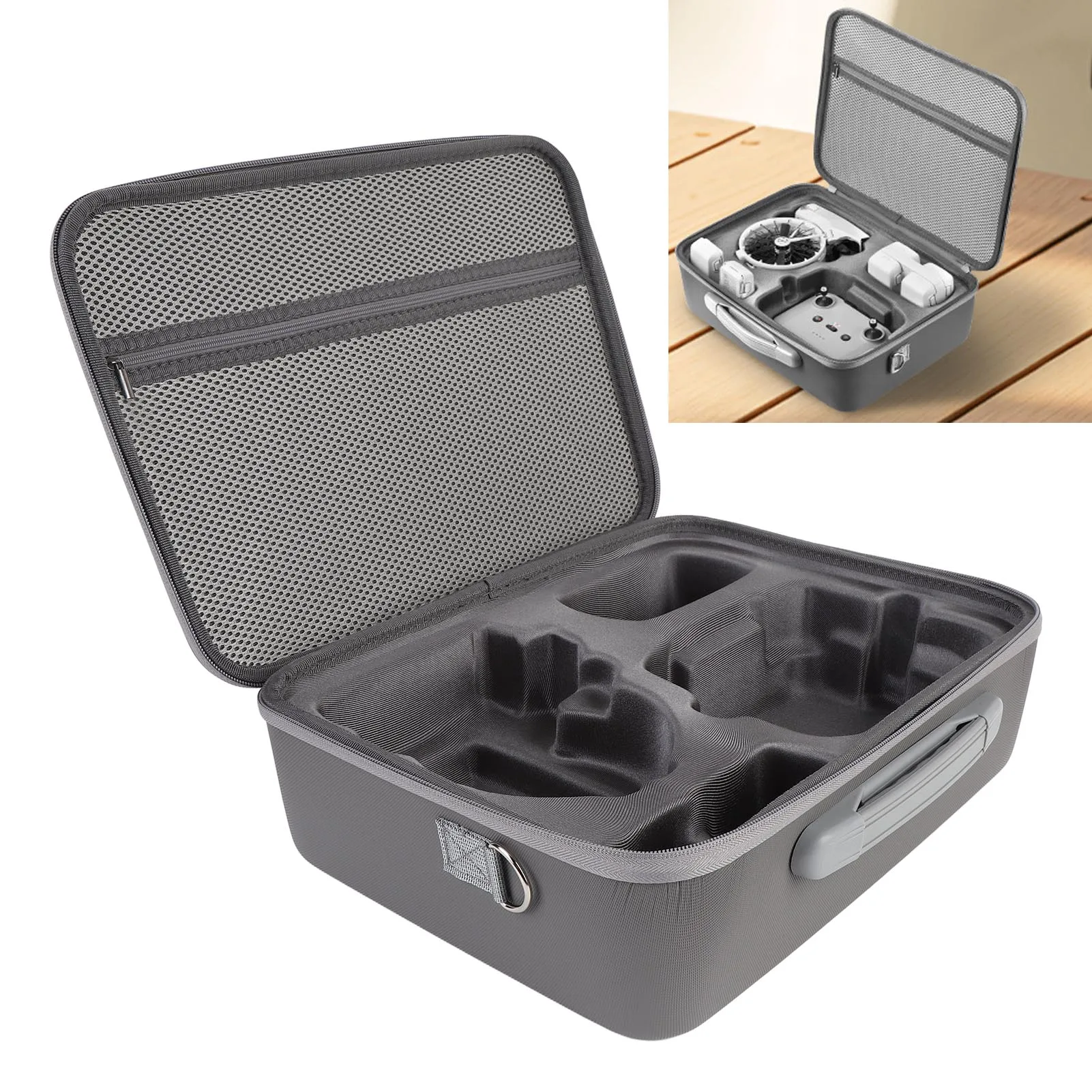 

Drone Remote Controller Storage Bag Drone Travel Protective Bag Dust Proof Anti Scratch Lightweight Large Capacity for Camping