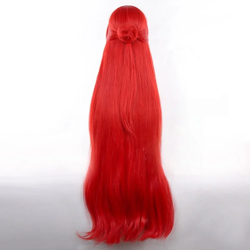 Juego Honkai Star Rail Tribios Cosplay peluca pelo largo rojo Tribbie Amphoreus fiesta de Halloween para mujeres accesorios de carnaval + gorro de peluca