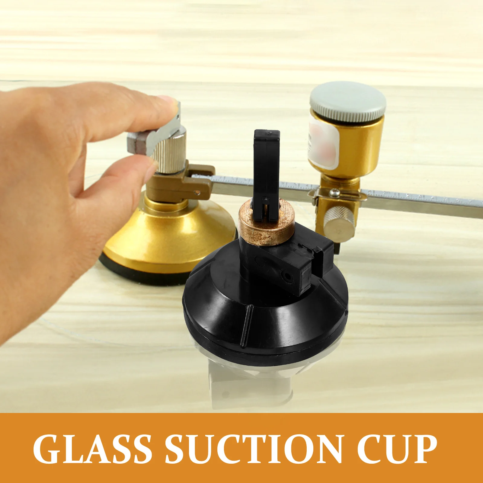 المهنية DIY الزجاج القاطع شفط كأس خفيفة الوزن تصميم نافذة قطع أداة جزء الزجاج القاطع شفط كوب #4