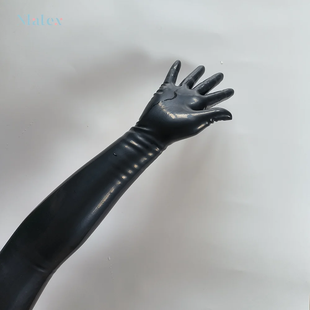 Nlatex Seksowne bezszwowe lateksowe rękawiczki operowe, fetysz klubowy dla mężczyzn i kobiet, wiele zastosowań