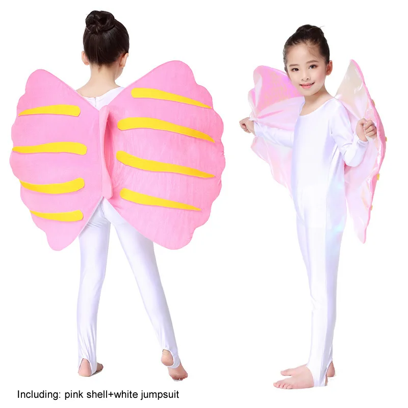 Seashell Mussel Cosplay Costume Children‘s Marine Animals Performance Clothing Set Clothes Kids Anime Dancing Dress Program Show