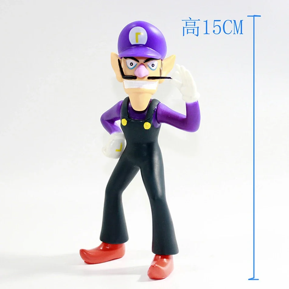 Super Mario Bros Cartoon Poppen Model Verjaardagscadeau Anime Figuren Luigi Yoshi Mario Creatief verzamelmodel speelgoed. *