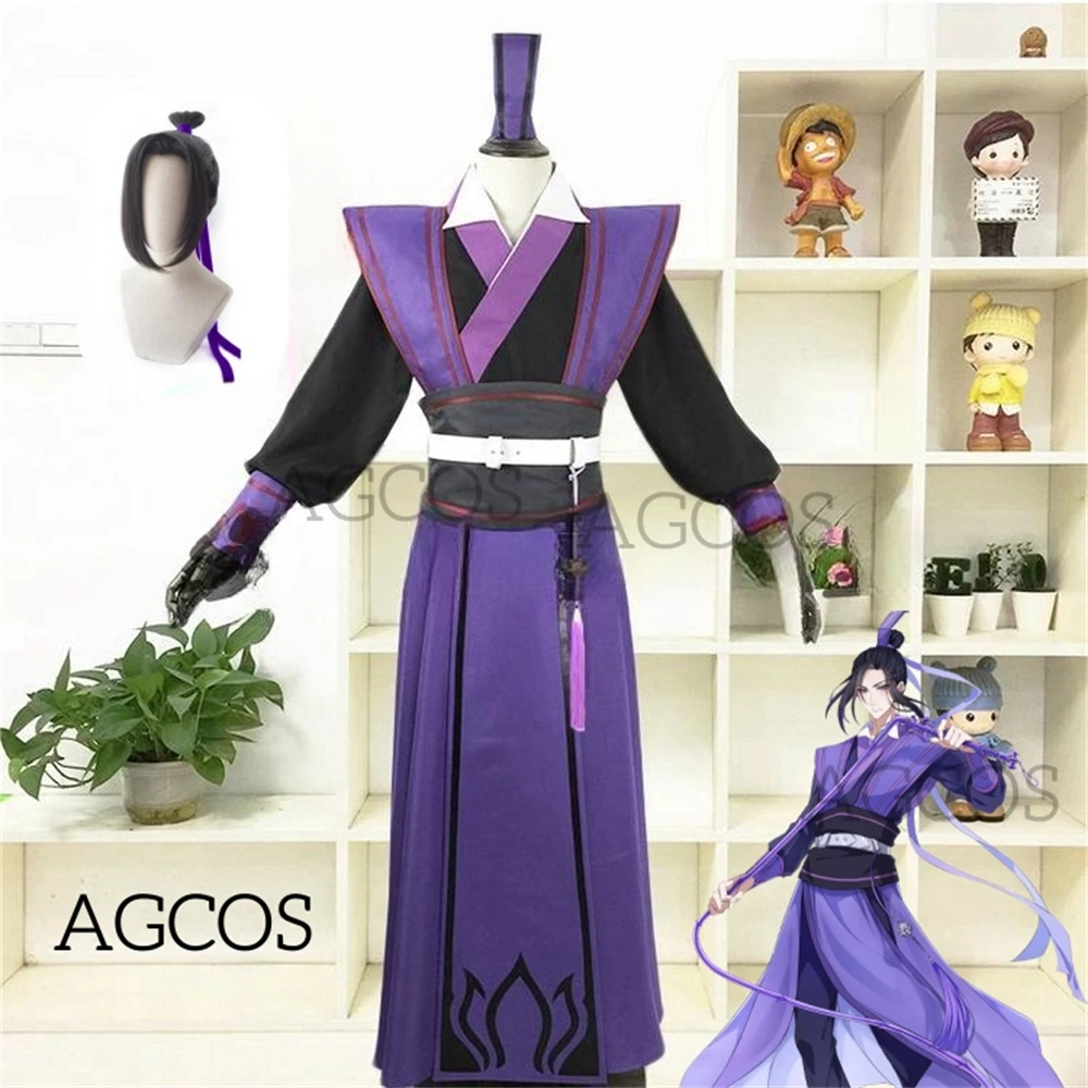 

AGCOS Customsized Anime Mo Dao Zu Shi Adult Jiang Cheng Cosplay Costume Mo Dao Zu Shi Cosplay Sets Wig Costumes