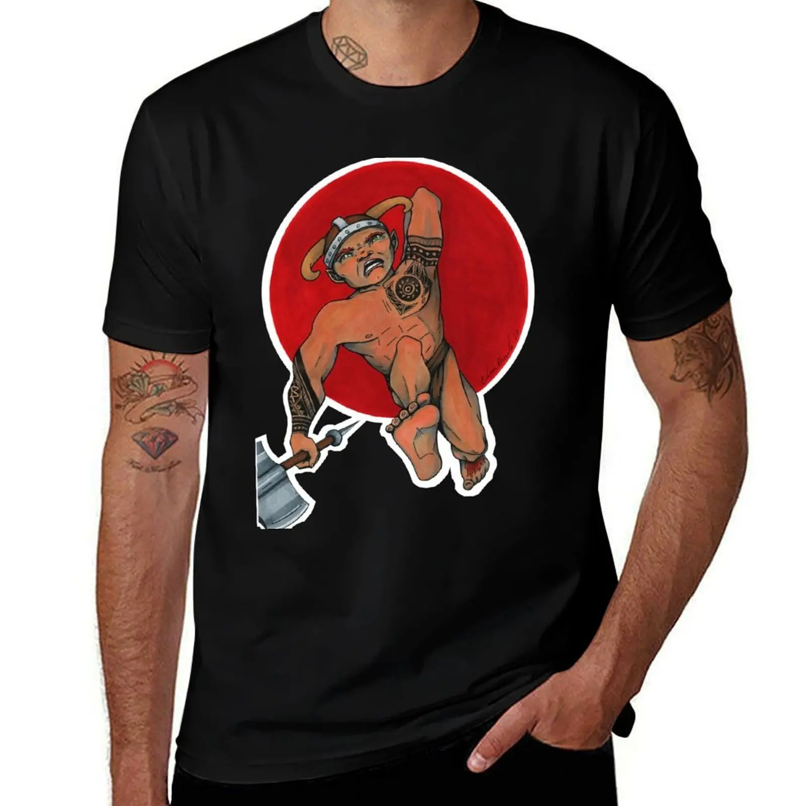 

Barbarian Battlecry T-Shirt t shirts for man slim fit man tshirt T-Shirt