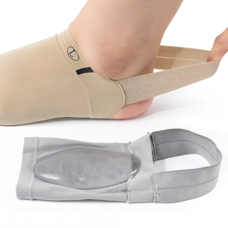 1 Pair Elastic Arch Support Bandage Socks, Flat Feet Compression Arch Sleeves, Orthopedic Foot Support for Men & Women image 5