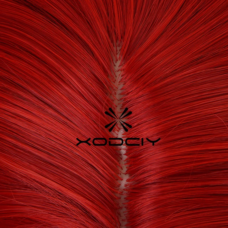 75 cm Rode Lange Pruik voor Meisjes Vrouwen Cosplay Pruik voor Aquaman Mera Hittebestendige Synthetische Pruik voor Halloween Cosplay Party