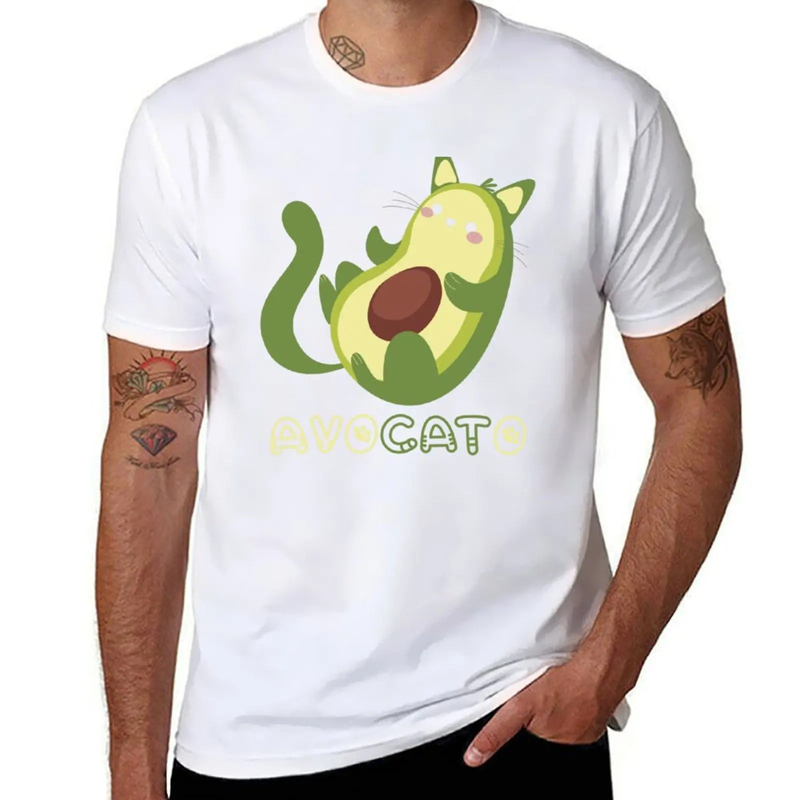 

Funny avocato T-Shirt t shirt men 100% cotton luxury brand graphic t shirts for man men t shirt cotton 100% T-Shirt