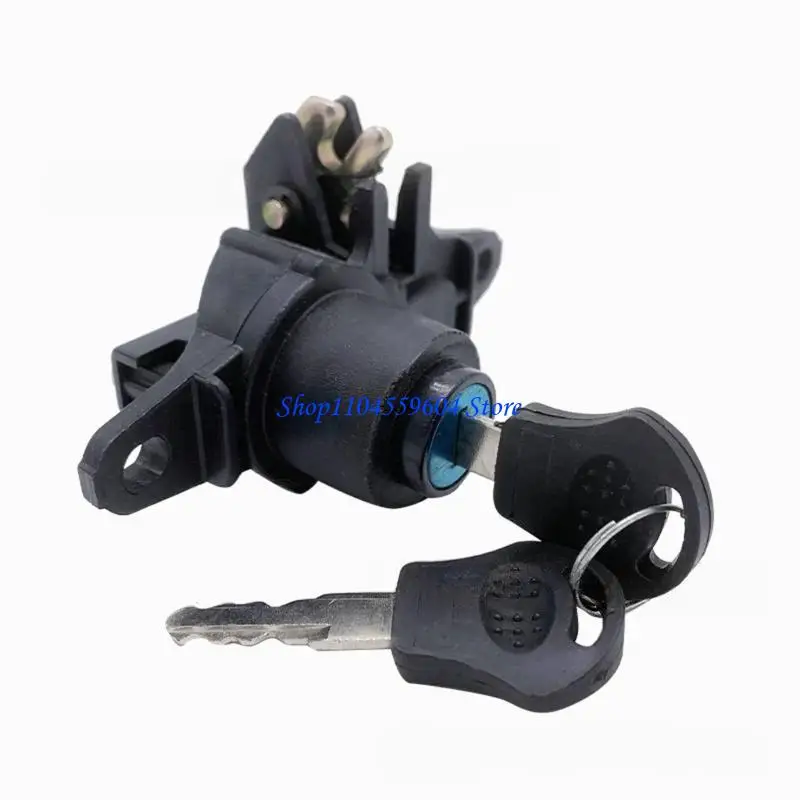 

12QM Compact Lightweight Rear Box Lock Anti Corrosion Lock set for Bikes & Scooters