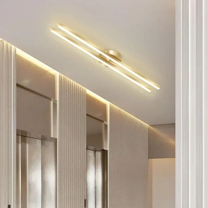 

Modern LED Ceiling Light For Living Room Bedroom Entryway Corridor Ceiling Lamps Long Strip Indoor Decor Lighting Fixture Luster