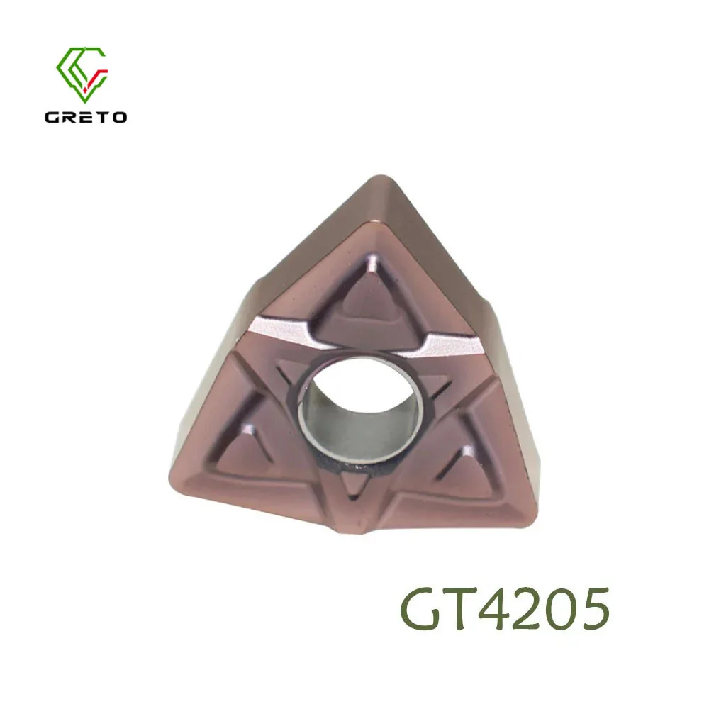 

GRETO WNMG080408-MF WNMG080412-MF GT4202 GT4205 Cemented Carbide Cutting Tool Turning Tools WNMG432 WNMG 080408 Turning Inserts