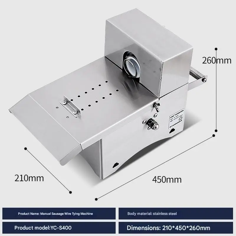 الجملة دليل آلة ربط السجق تويست آلة قص السجق لمعالجة اللحوم آلة عقد السجق الأوتوماتيكية