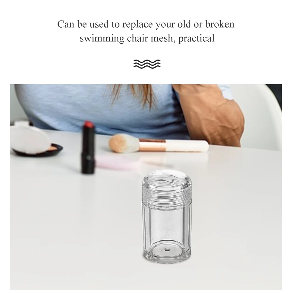 6개입 루즈 파우더 용기 플립 뚜껑 오픈형 파우더 컨테이너 리필 가능한 병 DIY 메이크업 파운데이션 히트 파우더 글리터용