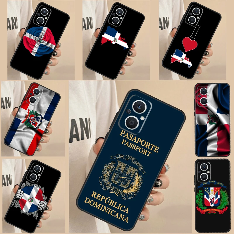 Dominican Republic Flag Funda For OPPO Reno 8 Lite Reno 7 6 5 4 Lite 8T 2Z 4Z 5Z Find X3 Neo X2 Lite X5 X6 Pro Case