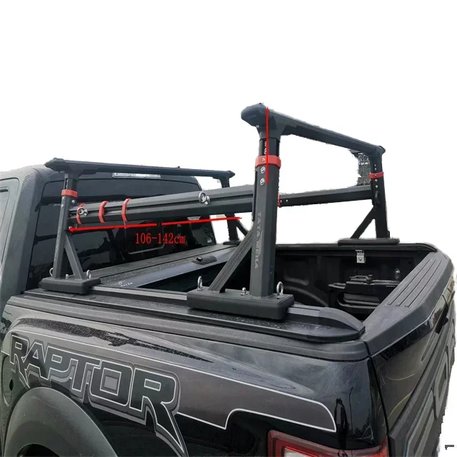 Universal Truck Bed Rack Ladder Roller Bed Racks Roll Bar PICK-UP Truck Parts For Ranger Hilux