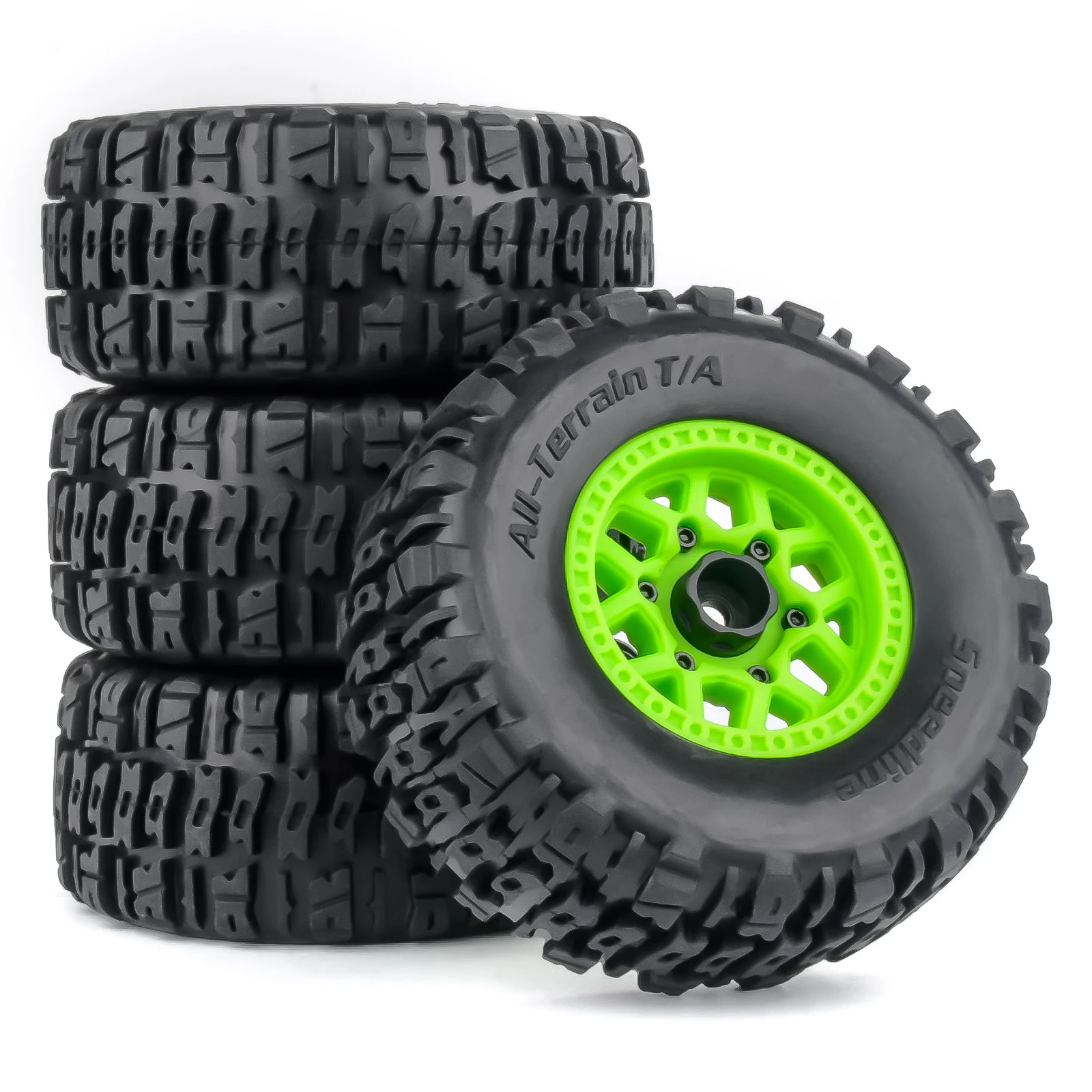 PYFORE diameter 110 suitable for 1/10 ratio 1/12 short truck tire hub RC car tire 4PC W277