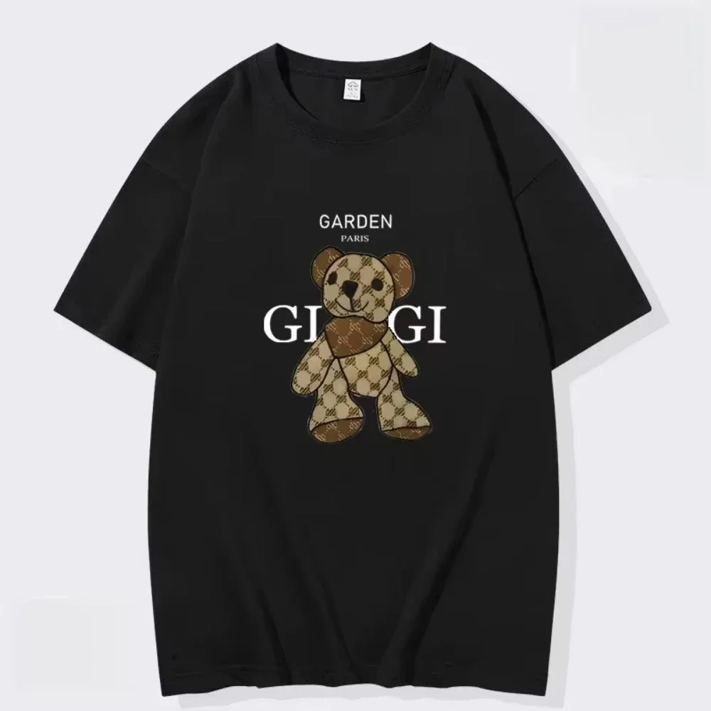 

The Latest Summer Simple Pure Cotton Men's T-shirt Short-sleeved Printed Casual Wear, and Fashionable Round-neck T-shirt ins