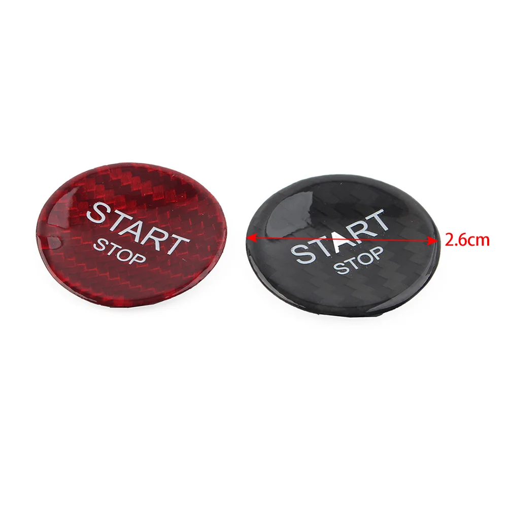 Black/Red Car Engine Start Stop Button Cover For Peugeot 408 308S 508 For Citroen C4L DS5