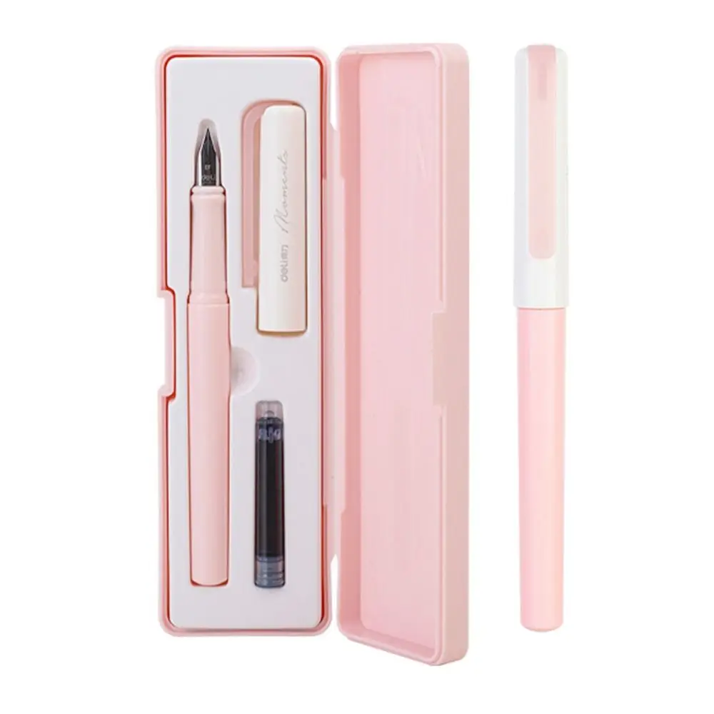 

Smoothly Writing Boxed Fountain Pen Set EF Pen Head Replaceable Ink Calligraphy Pen Set 0.3-0.45mm Signature Pen Stationery