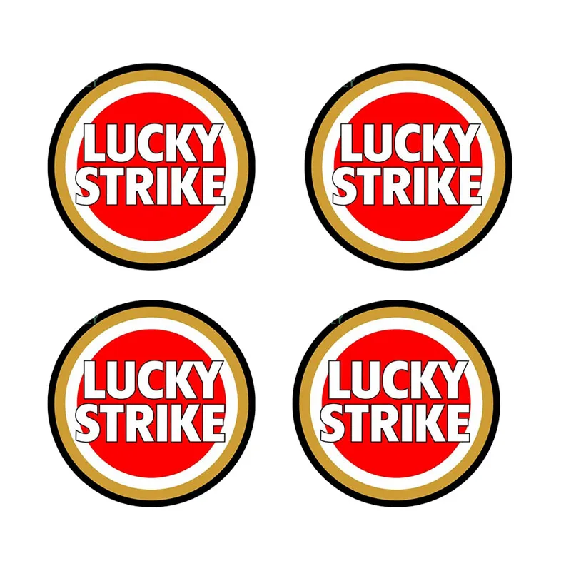 Lucky Strike Funny Car Stickers Vinyl Car Sticker Fashion Motorcycle Bumper Window