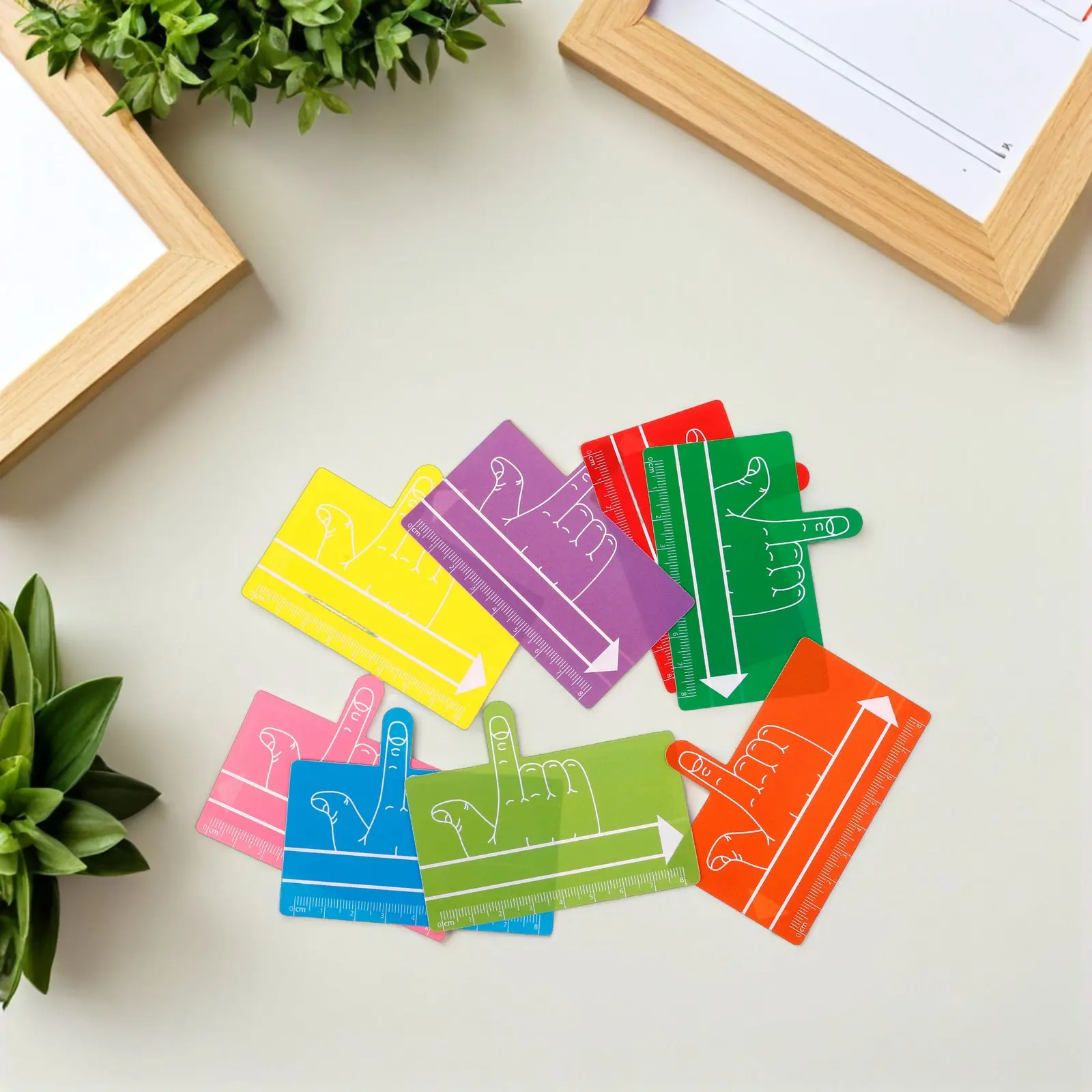 Finger Reading Strips 24 Pack Colorful Handwriting Spacer Guides for Kids Learning Writing Homeschool Supplies