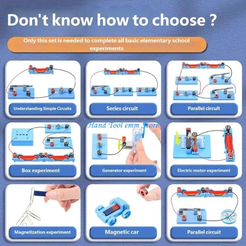 

H37F Образовательная портативная коробка для экспериментов по схемам для демонстрации в классе