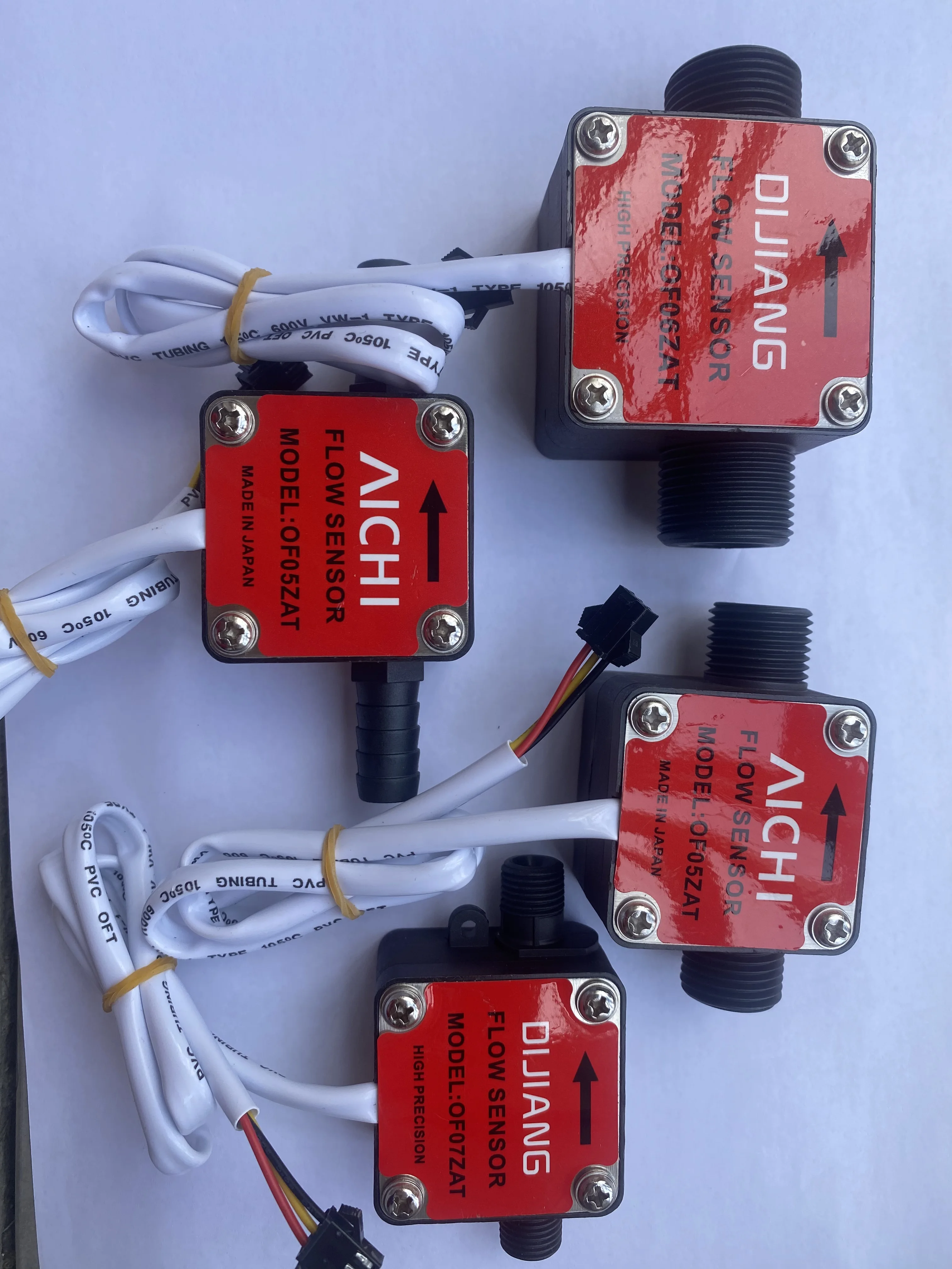 Hall Flow Sensor Switch para Líquido Viscoso Flowmeter Hall Flow Sensor Leite Óleo Químico Dc3.524v 4