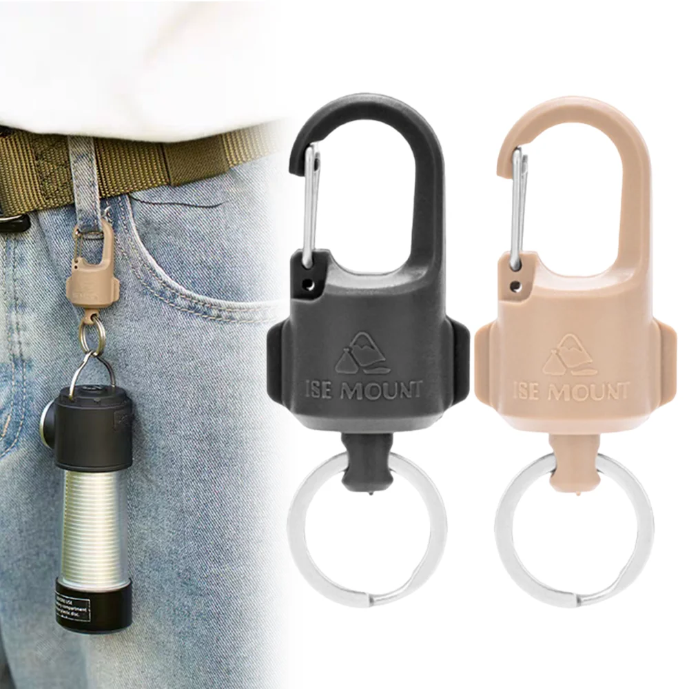 

Heavy Duty Keychain Camping Backpacks Carabiner Keychain Outdoor Hiking Mortise and Tenon Joint Lightweight Magnetic Key Holder