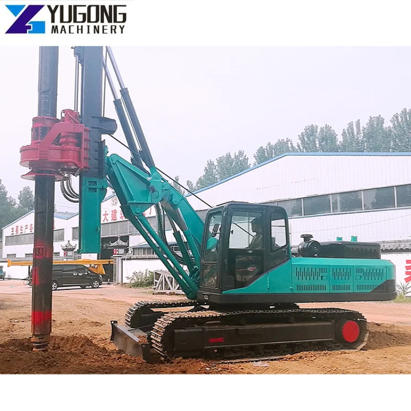 YG Solar Crawler Hydraulic Pile Driver Machine Sale Price Photovoltaic Driving Guardrail Post Pile Driver Manufacturer in China