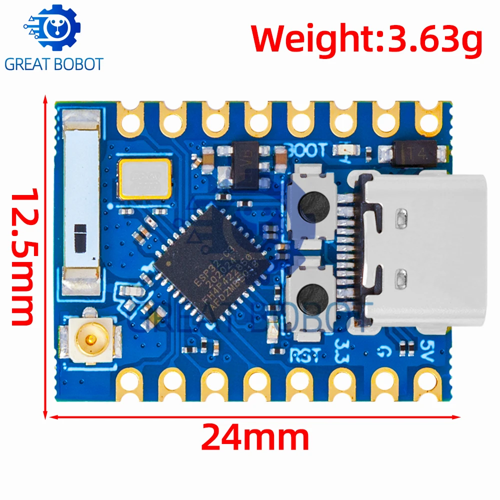 ESP32-C3 PRO MINI development board onboard ESP32-C3FH4 chip module WiFi Bluetooth development board