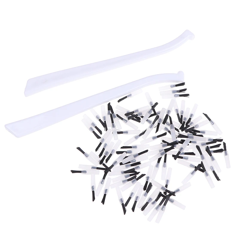 2/100PCS Dental Disposable Composite Brush Tips/Brush Handles For Dental Clinic Supplies