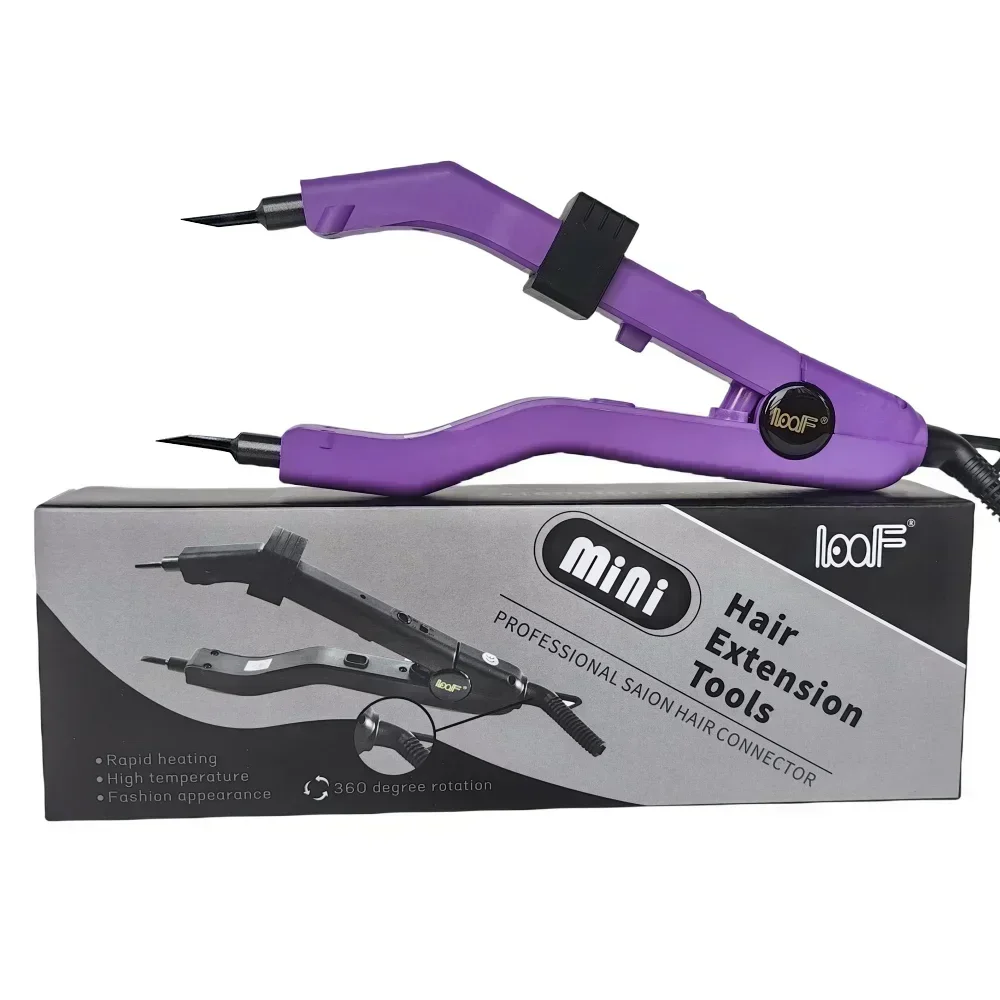 Лучший регулируемый умный мини-утюг для наращивания волос с острым кончиком 609C,