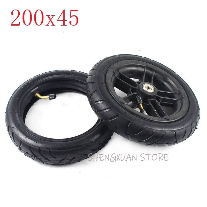 200*45 tyre Electric scooter refitting parts 8 inch 200x45 pneumatic inner and outer tyres 8x1/4