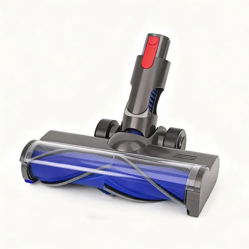 Cabeça de escova de cerdas turbo em forma de V para aspirador de pó Roborock H6 H7 com faróis projetados para pisos duros e tapetes