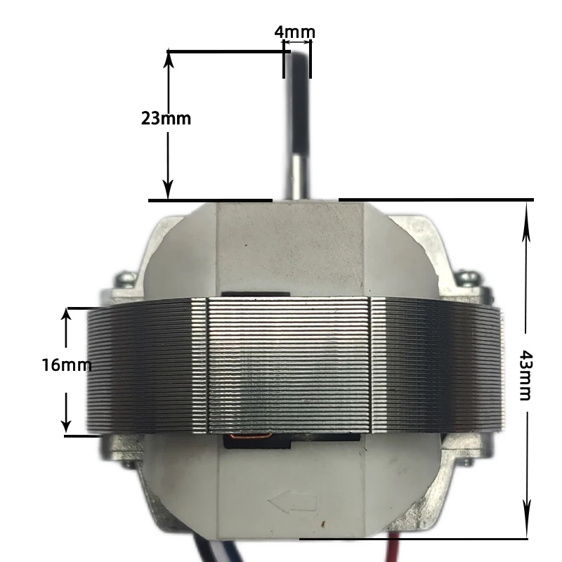 YJ58-20 air circulation fan motor 5816 three line second cycle fan accessories