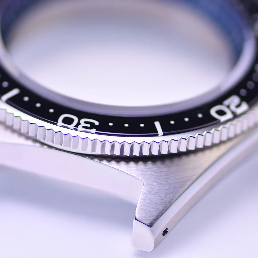 أجزاء ساعة HEIMDALLR 42 مللي متر من الفولاذ المقاوم للصدأ MM200 حافظة ساعة ياقوت زجاجي مضيء مناسب لحركة NH35/36 20Bar