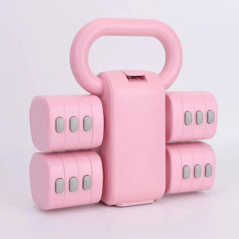 2 in 1 Adjustable Kettlebell Strength Training Dumbbell Multi-Functional Adjustable Dumbbell Kettlebells Set