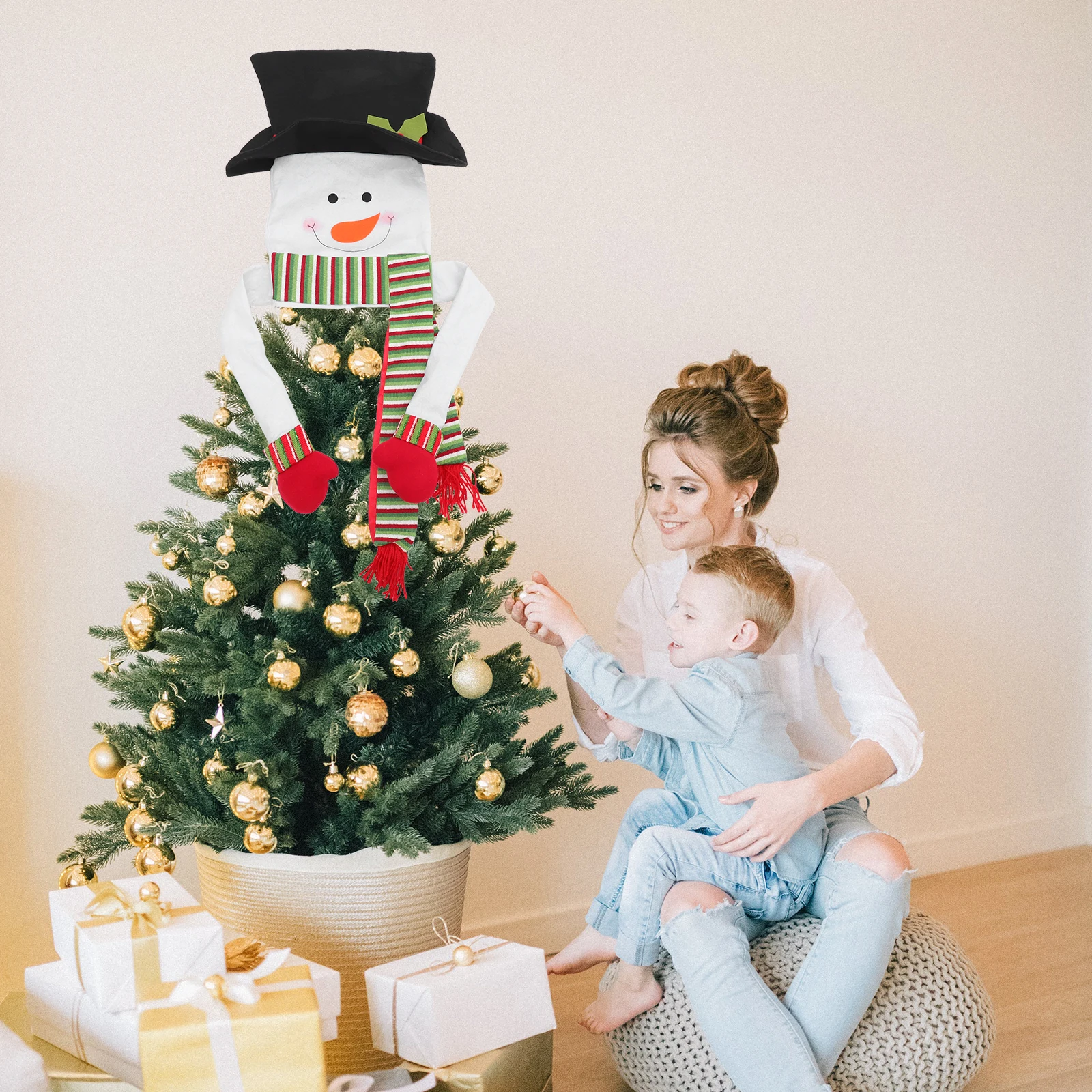 

Christmas Tree Toppers Treetop Snowman Decorations Ornament Oversized Xmas Trees